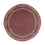 Tapis persan - Bidjar ronde - 155 x 155 cm - rouge foncé