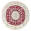 Tapis persan - Nain - Royal ronde - 292 x 292 cm - rouge foncé