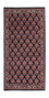 Tapis de couloir Tapis persan - Bidjar - 200 x 100 cm - bleu foncé