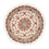 Tapis persan - Tabriz - Royal ronde - 100 x 100 cm - beige