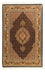 Tapis persan - Tabriz - Royal - 129 x 82 cm - bleu foncé
