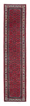 Tapis de couloir Tapis persan - Nomadic - 397 x 84 cm - rouge foncé