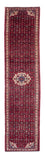 Tapis de couloir Tapis persan - Nomadic - 410 x 85 cm - rouge foncé