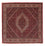 Tapis persan - Bidjar carré - 152 x 148 cm - rouge foncé