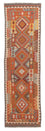 Tapis de couloir Tapis Kelim - Splash - 296 x 76 cm - rouge clair