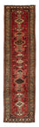 Tapis de couloir Tapis persan - Nomadic - 400 x 105 cm - rouge