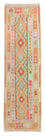 Tapis de couloir Tapis Kelim - Splash - 287 x 83 cm - multicolore