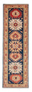 Tapis de couloir Tapis Ziegler - Kazak - 252 x 77 cm - bleu foncé