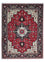 Tapis persan - Tabriz - Royal - 212 x 154 cm - rouge foncé