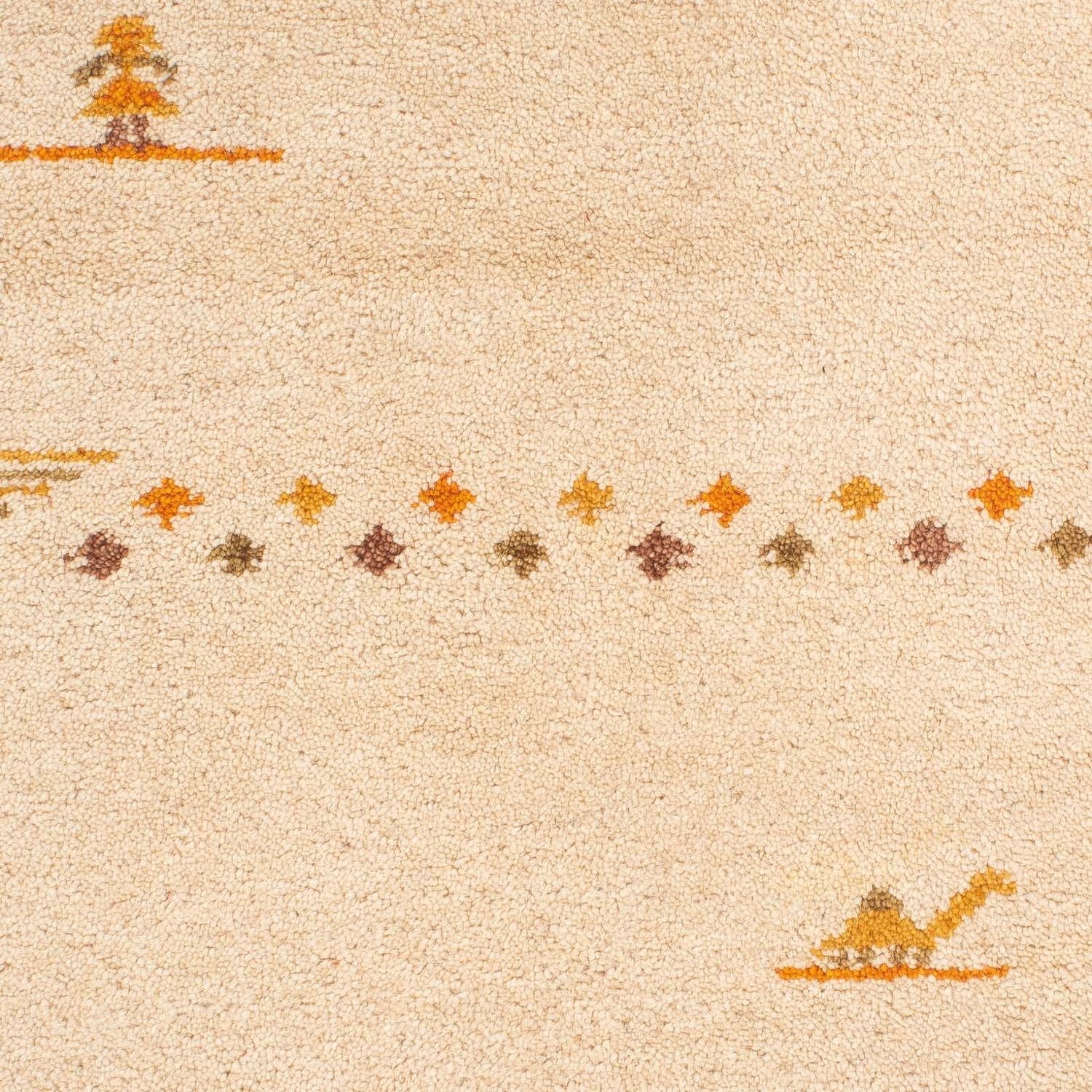 Tapis Gabbeh - Indus - 120 x 70 cm - beige