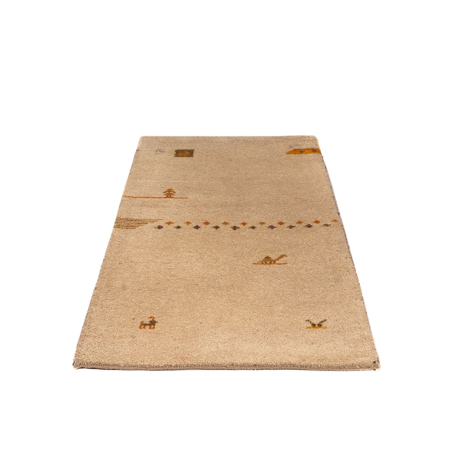 Tapis Gabbeh - Indus - 120 x 70 cm - beige