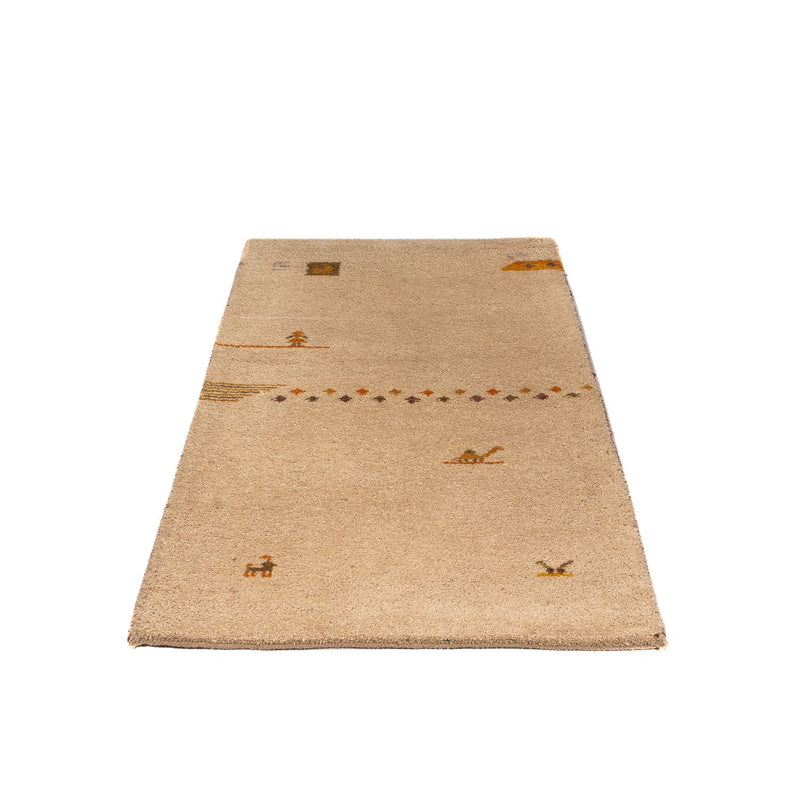 Tapis Gabbeh - Indus - 120 x 70 cm - beige