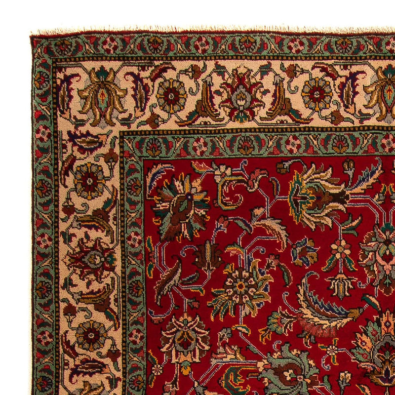 Tapis persan - Tabriz - 305 x 200 cm - rouge foncé