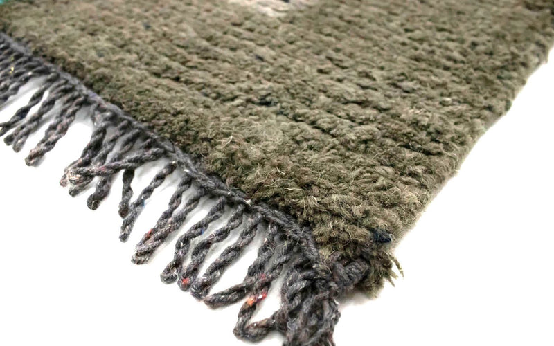 Tapis Népalais - 140 x 70 cm - gris