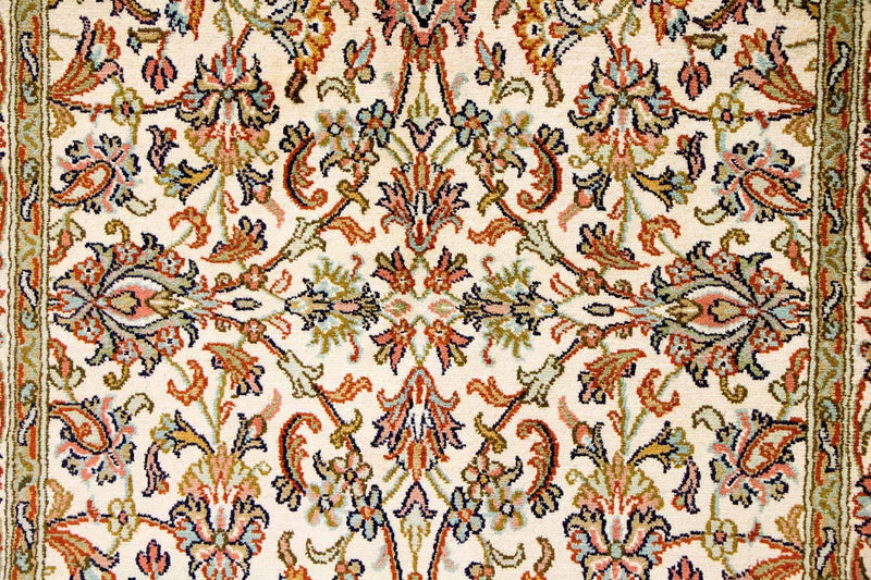 Tapis en soie - Soie du Cachemire - 127 x 74 cm - beige