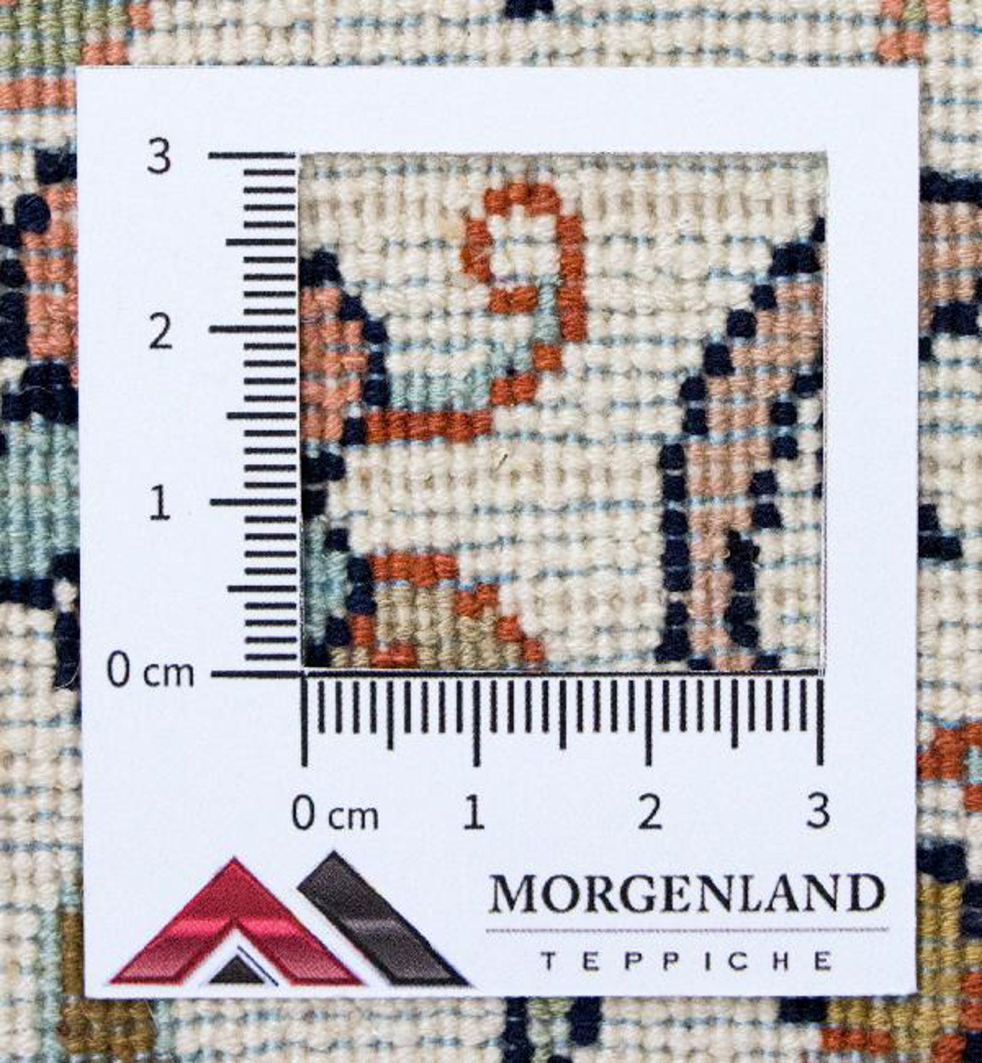Tapis en soie - Soie du Cachemire - 127 x 74 cm - beige