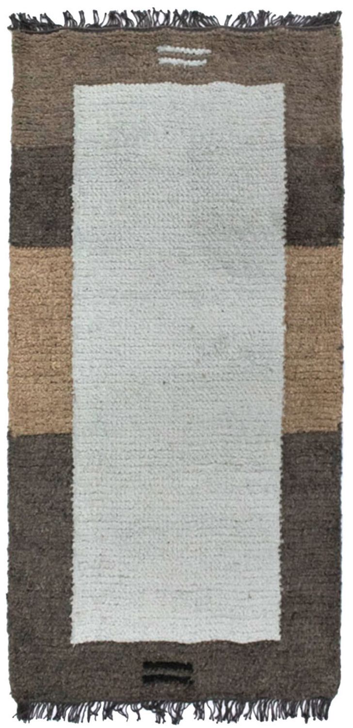 Tapis Népalais - 140 x 70 cm - beige