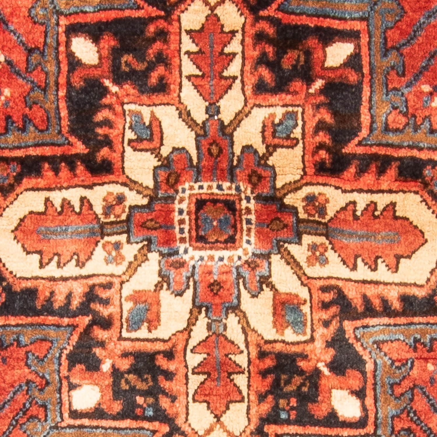 Tapis de couloir Tapis persan - Nomadic - 258 x 112 cm - rouge