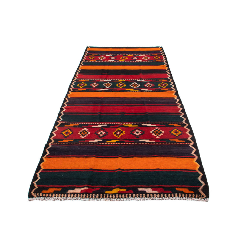 Tapis de couloir Tapis Kelim - Vieux - 340 x 140 cm - multicolore