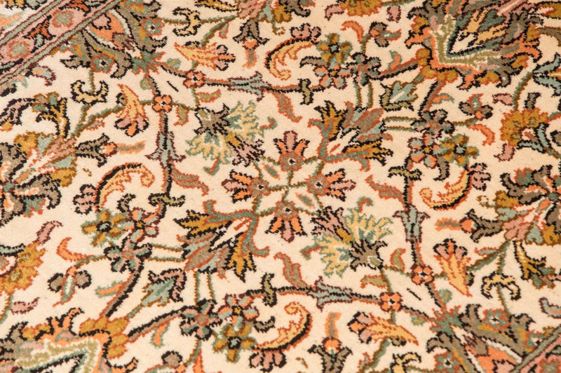 Tapis en soie - Soie du Cachemire - 95 x 62 cm - beige