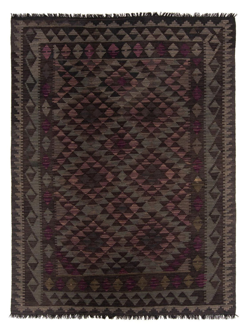 Tapis Kelim - Splash - 197 x 151 cm - multicolore