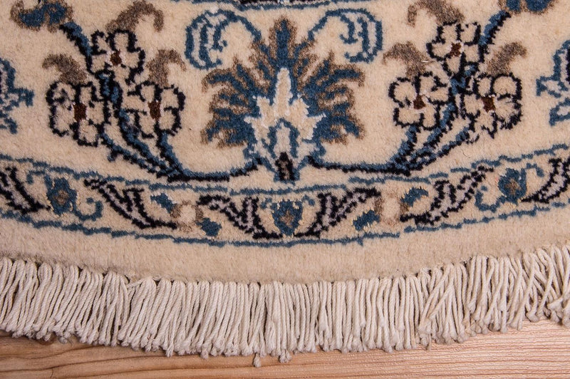 Tapis persan - Nain - Royal ronde  - 150 x 150 cm - beige