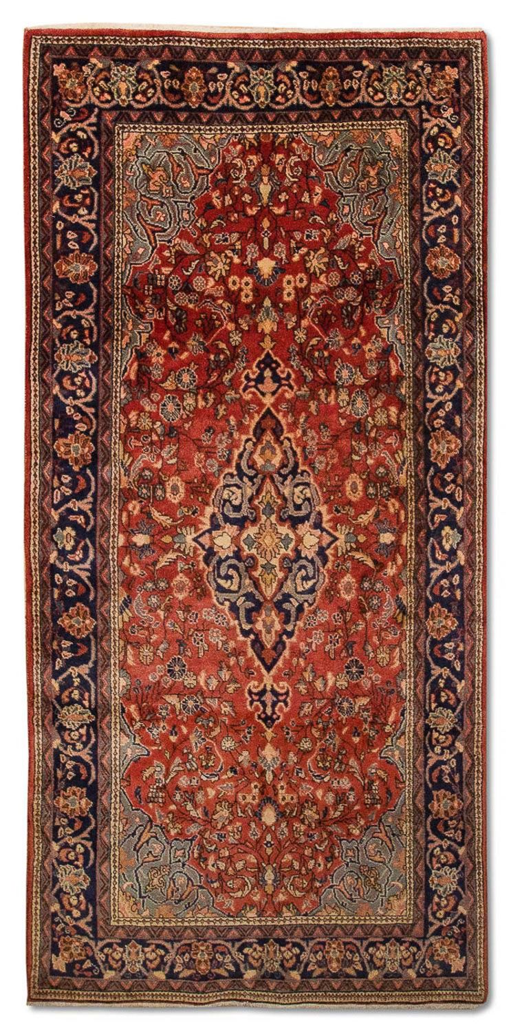 Tapis de couloir Tapis persan - Classique - 237 x 108 cm - rouge