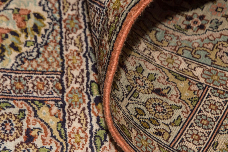 Tapis de couloir Tapis en soie - Soie du Cachemire - 270 x 75 cm - multicolore