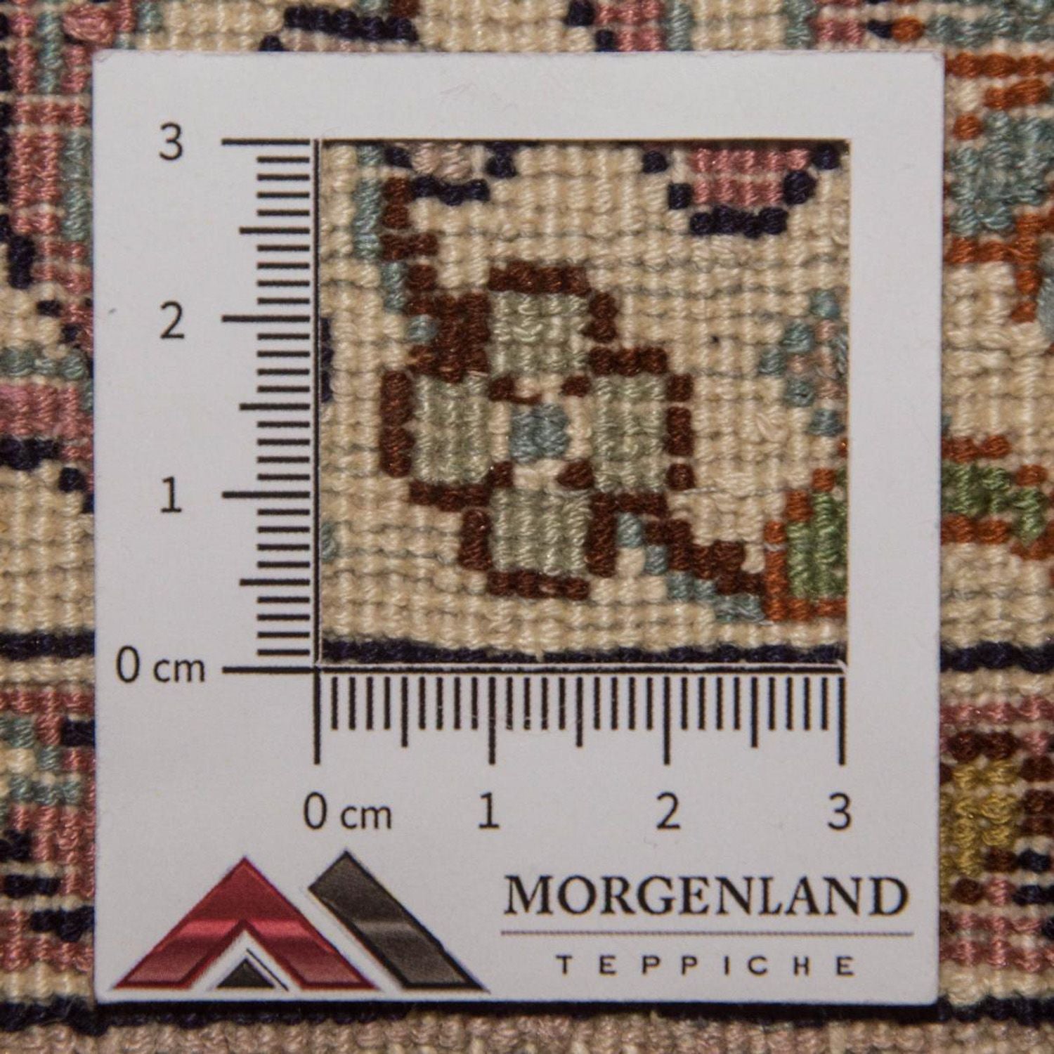 Tapis de couloir Tapis en soie - Soie du Cachemire - 192 x 79 cm - beige
