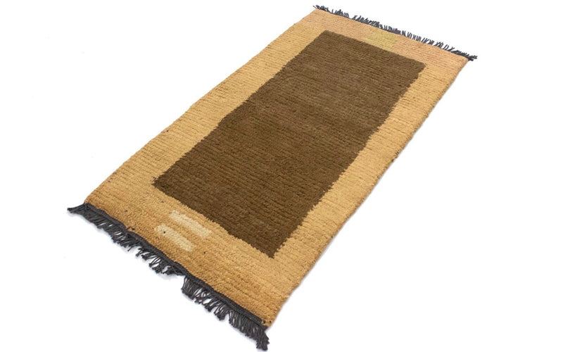 Tapis Népalais - 140 x 70 cm - marron