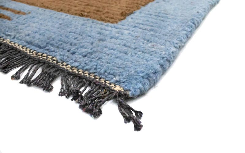 Tapis Népalais - 140 x 70 cm - marron