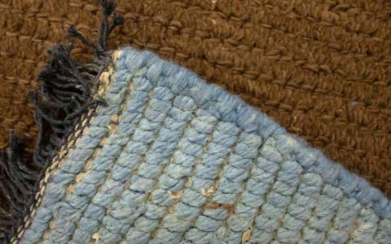 Tapis Népalais - 140 x 70 cm - marron