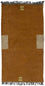 Tapis Népalais - 140 x 70 cm - marron