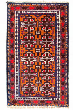 Tapis Belutsch - 137 x 79 cm - multicolore