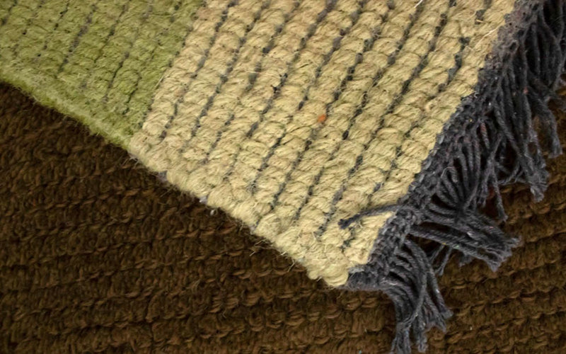 Tapis Népalais - 140 x 70 cm - marron