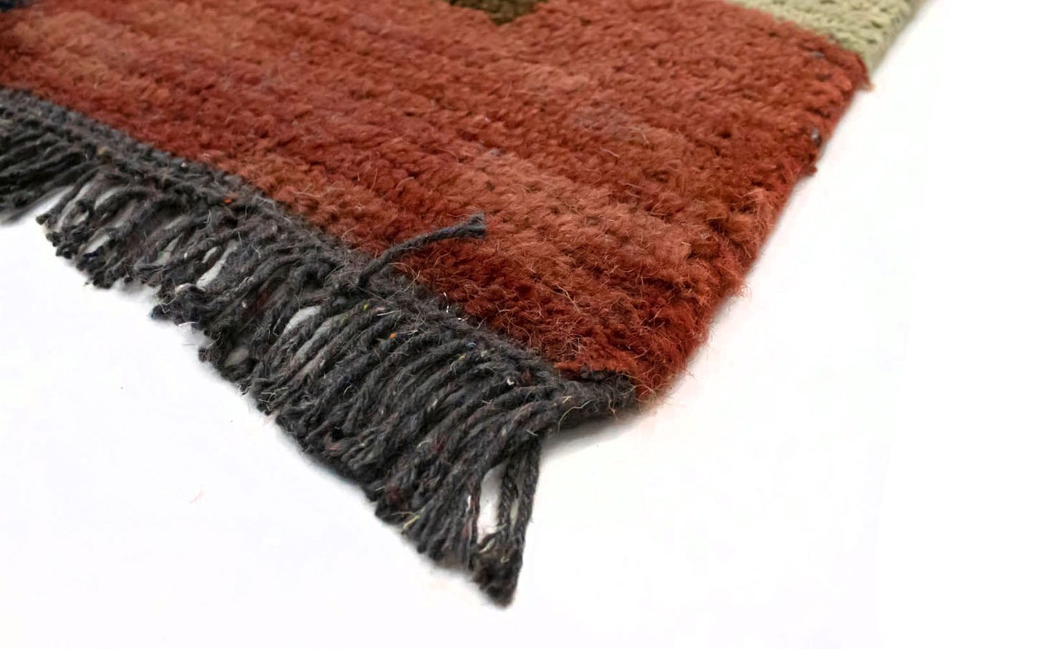 Tapis Népalais - 140 x 70 cm - marron