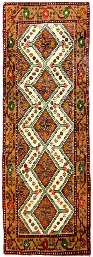 Tapis de couloir Tapis persan - Nomadic - 238 x 82 cm - beige