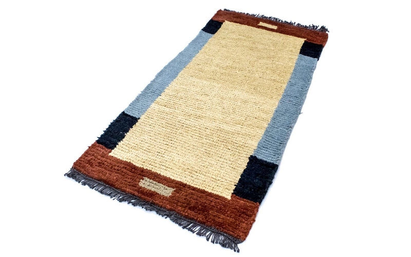 Tapis Népalais - 140 x 70 cm - beige