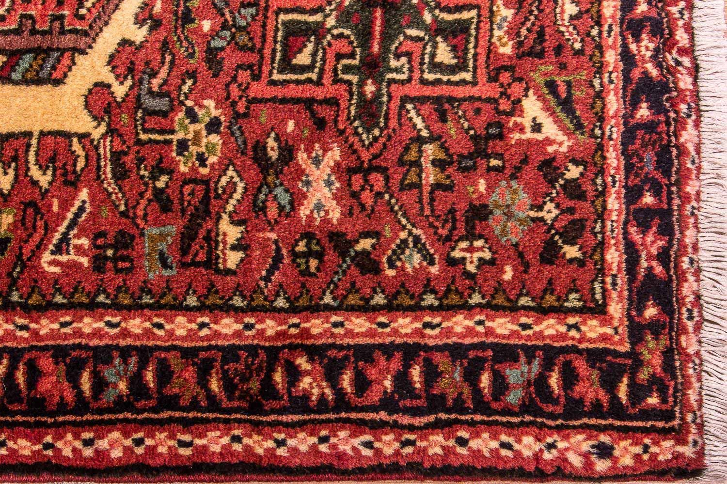 Tapis de couloir Tapis persan - Nomadic - 197 x 75 cm - rouge