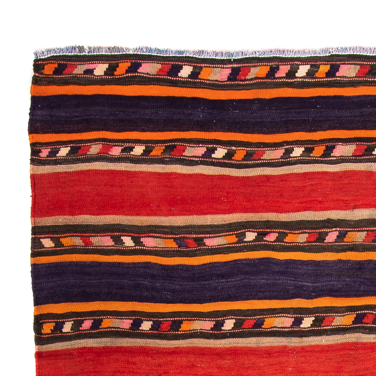 Tapis Kelim - Vieux - 255 x 210 cm - multicolore