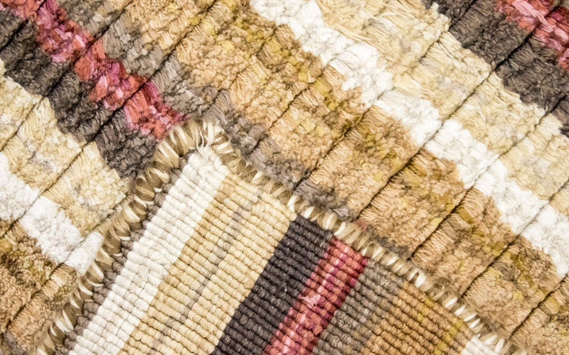 Tapis en viscose carré  - 200 x 200 cm - multicolore