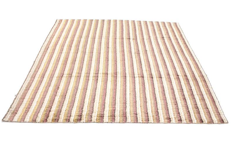 Tapis en viscose carré  - 200 x 200 cm - multicolore