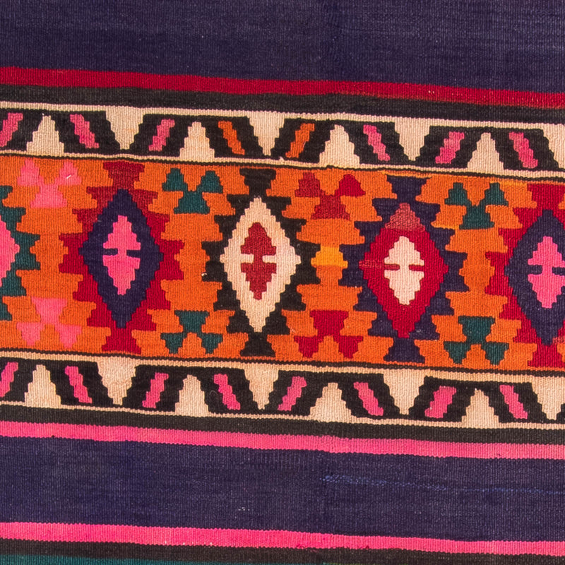 Tapis de couloir Tapis Kelim - Vieux - 370 x 145 cm - multicolore