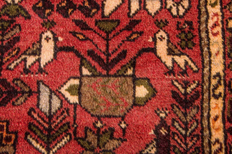 Tapis de couloir Tapis persan - Nomadic - 200 x 83 cm - rouge
