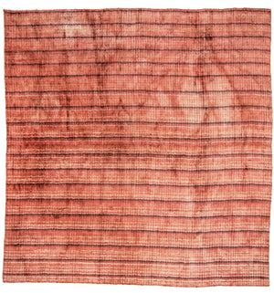 Tapis en viscose - 213 x 213 cm - multicolore
