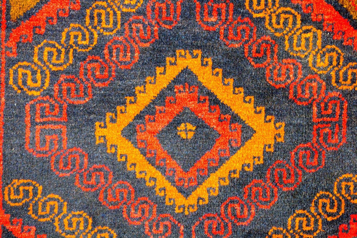 Tapis Belutsch - 140 x 79 cm - bleu