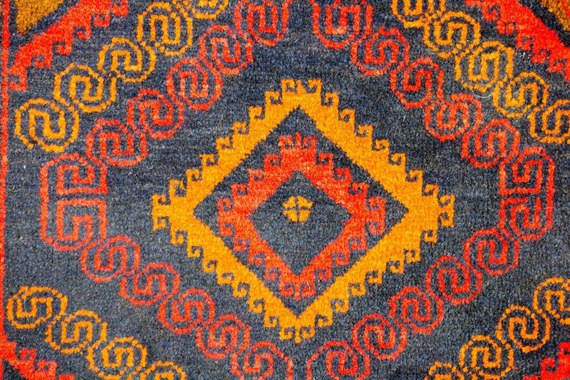 Tapis Belutsch - 140 x 79 cm - bleu
