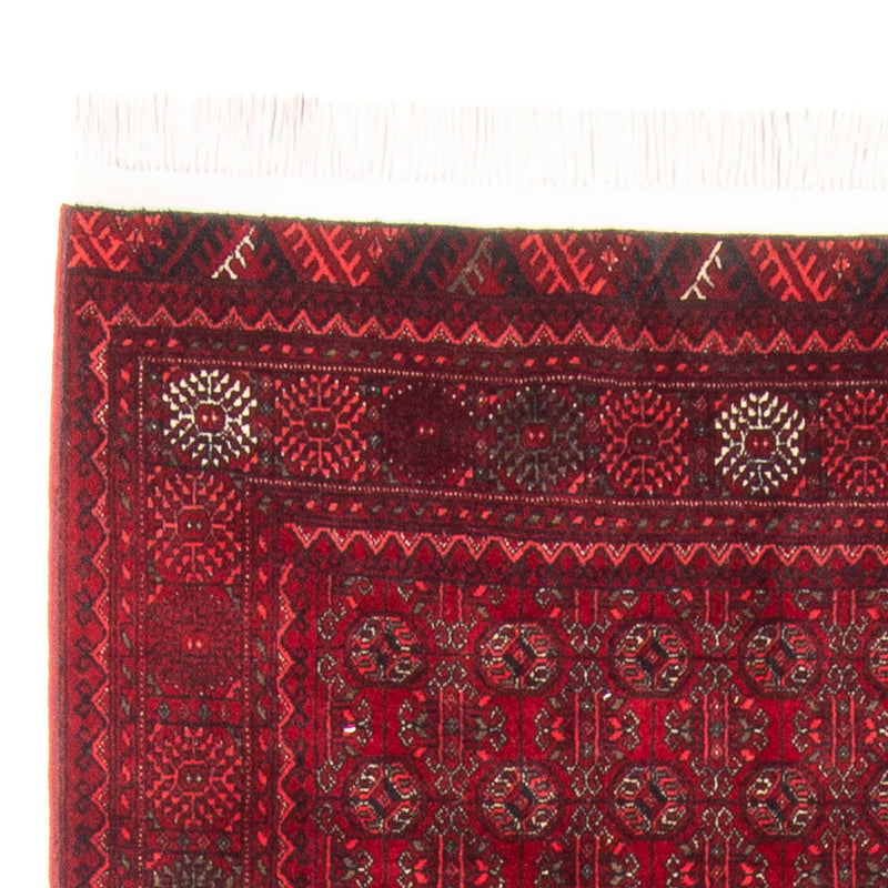 Tapis afghan - Boukhara - 196 x 124 cm - rouge