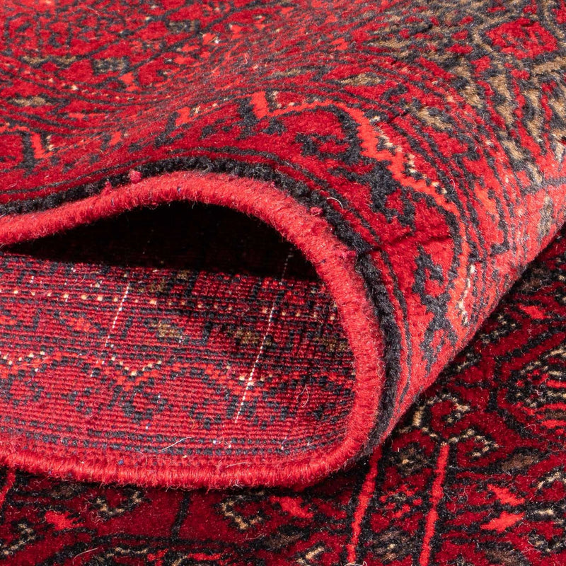 Tapis afghan - Boukhara - 196 x 124 cm - rouge