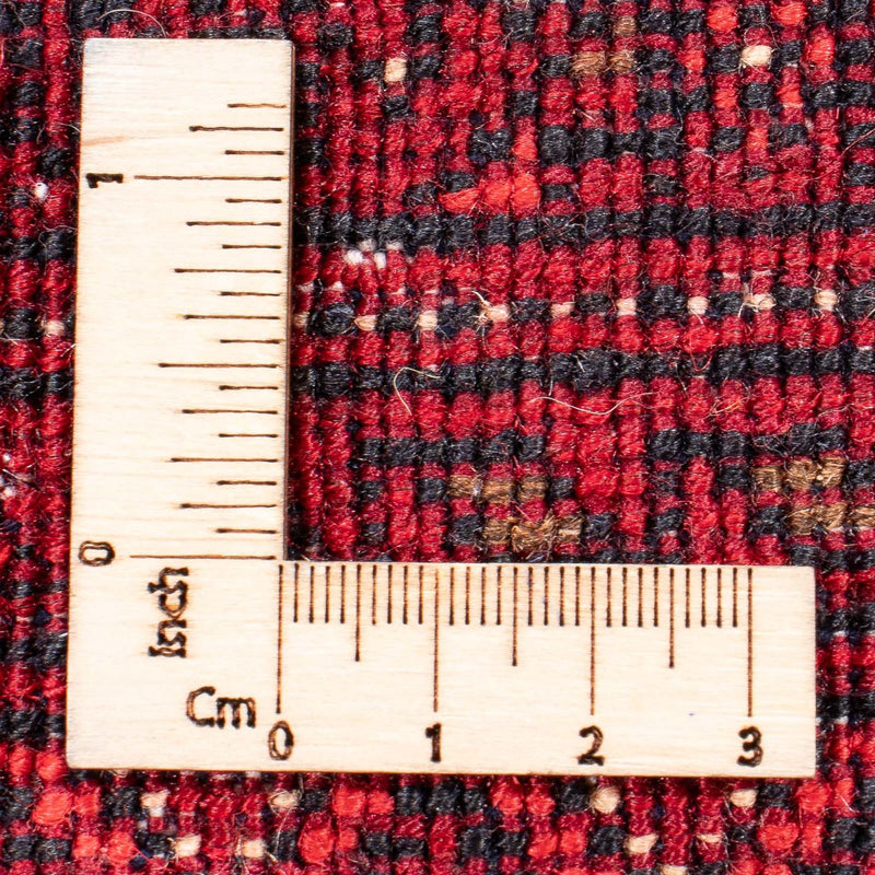 Tapis afghan - Boukhara - 196 x 124 cm - rouge